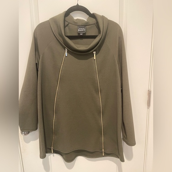 Coco Bianco Green Top Large - Picture 3 of 4